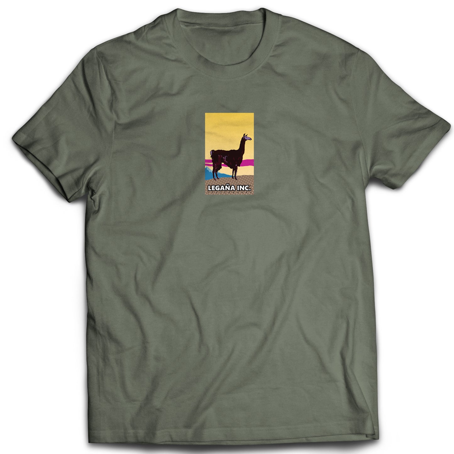 Legaña Llama Tee Olive